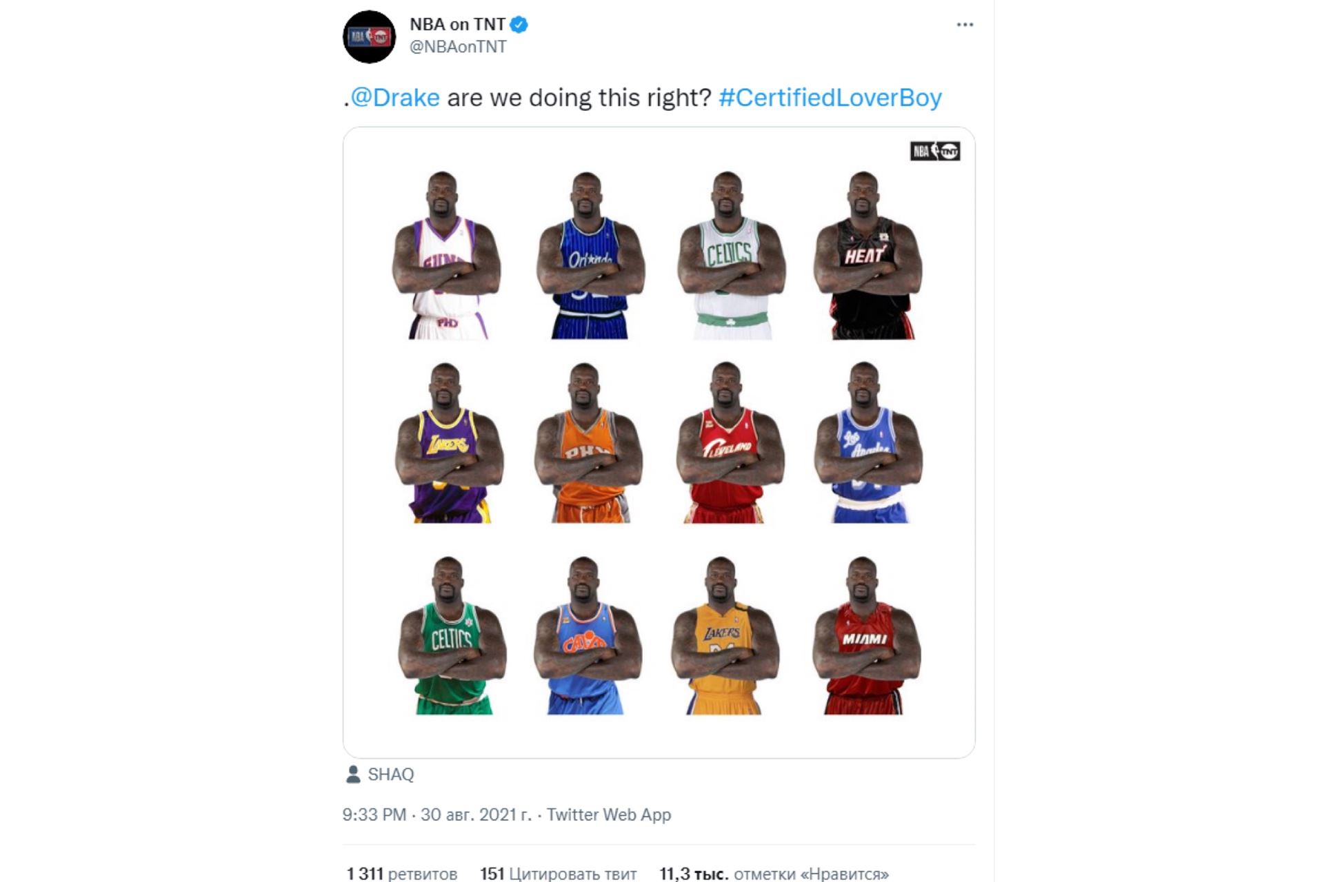 Фото: @NBAonTNT